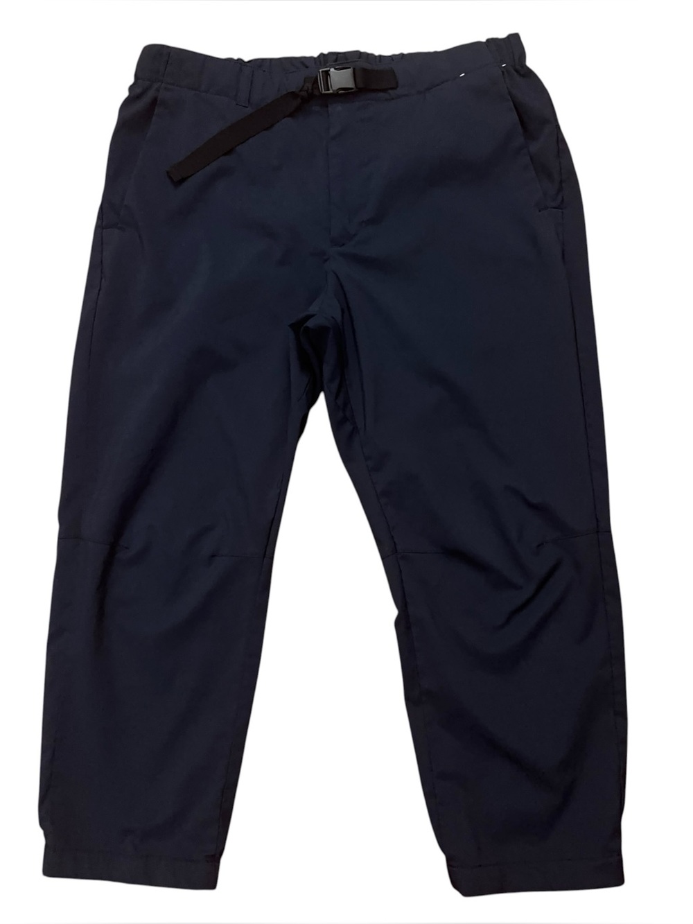 Uniqlo Dry Cropped Jogger Pants Mens Size M Waist Belted Lightweight Blue